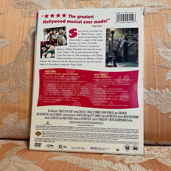 🎥 ⭐️ Singing In The Rain 1951 Hollywood Classic Gene Kelly Debbie Reynolds 🎥 - Picture 8 of 8